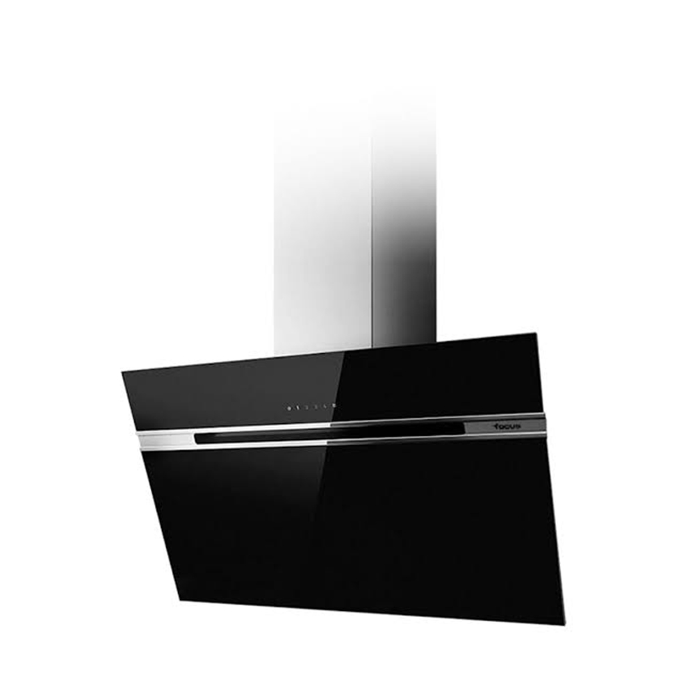 Hotte Design 90 cm Tactile Vitro Noir Focus (F.911B)