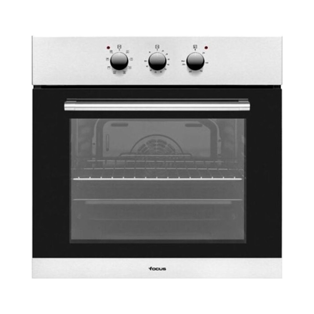 Four Ventilé 7 Programmes Inox 3 Boutons Focus