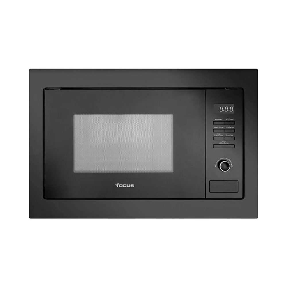 Micro Onde Encastrable 25 Litres avec Afficheur Noir Focus