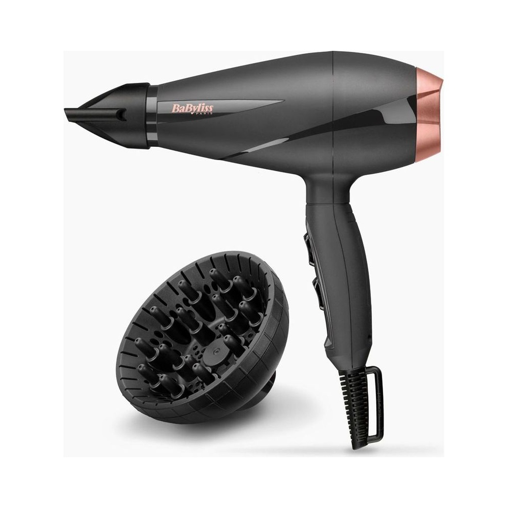 Sèche Cheveux Smooth PRO 2100 W Gris/or + Diffuseur Babyliss