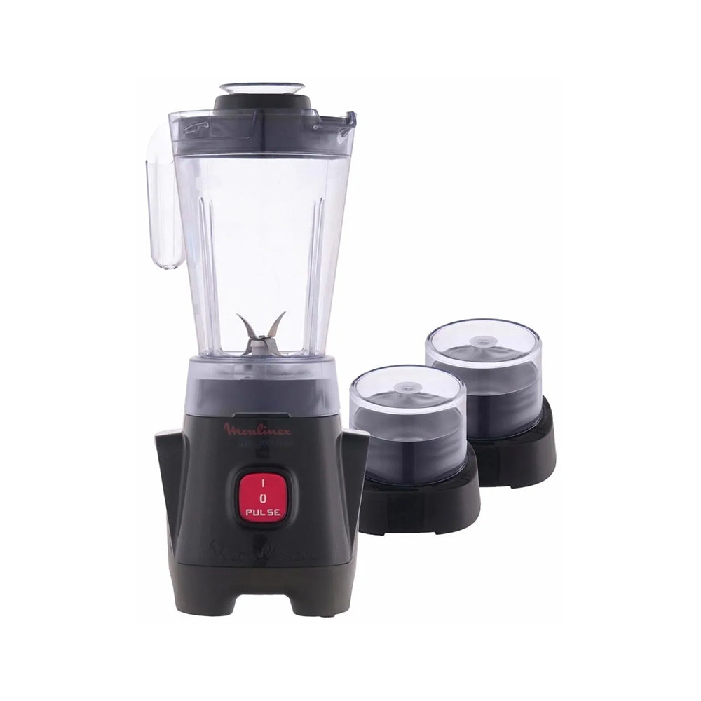 Blender Genuine 400 W Bol 1,25 L + 2 Accessoires Noir Moulinex