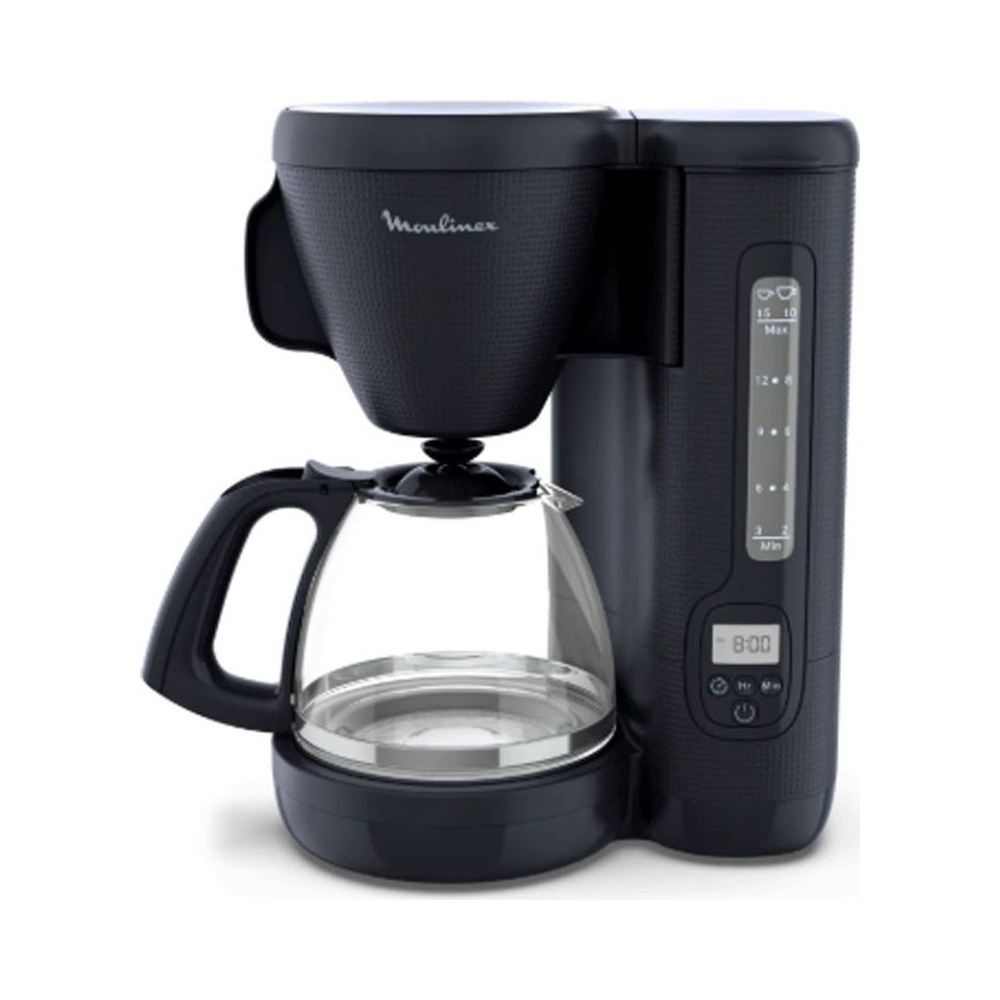 Cafetiere Filtre Programmable 15 Tasses 1000 W 1,25 L Bleu Nuit Moulinex