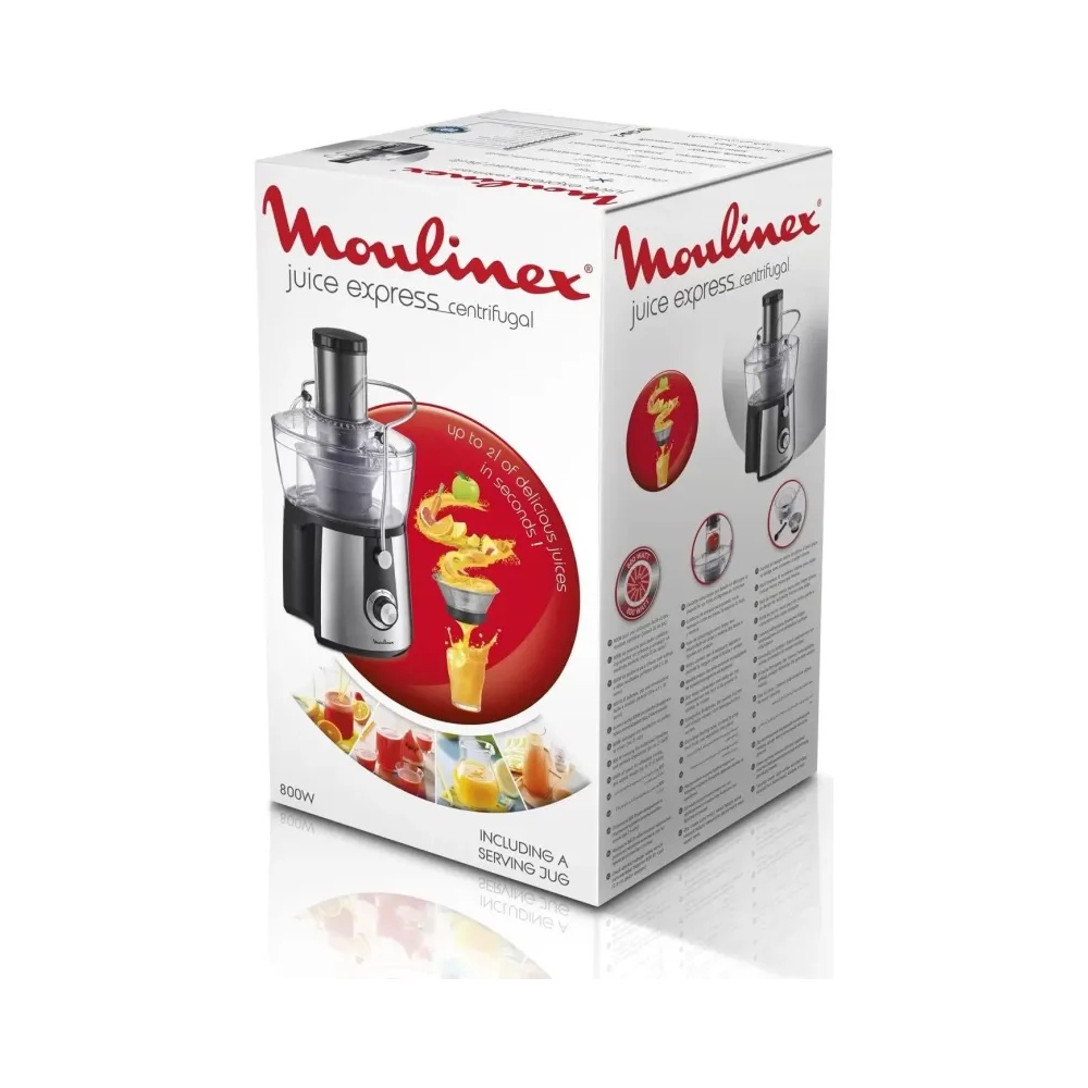 Presse-agrumes Centrifugeuse Juice Express 800 W 1,5 L Inox Moulinex