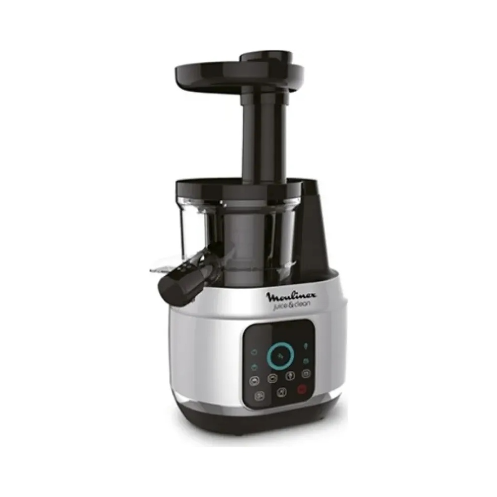 Presse-agrumes Extracteur de Jus Juice & Clean 150 W 800 Ml Gris 4 Vitesses Moulinex