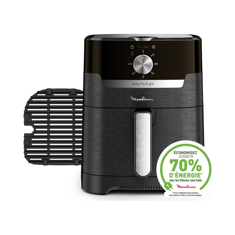 Friteuse Easy Fry + Grill Classic 4.2 L Mecanique Noir Moulinex