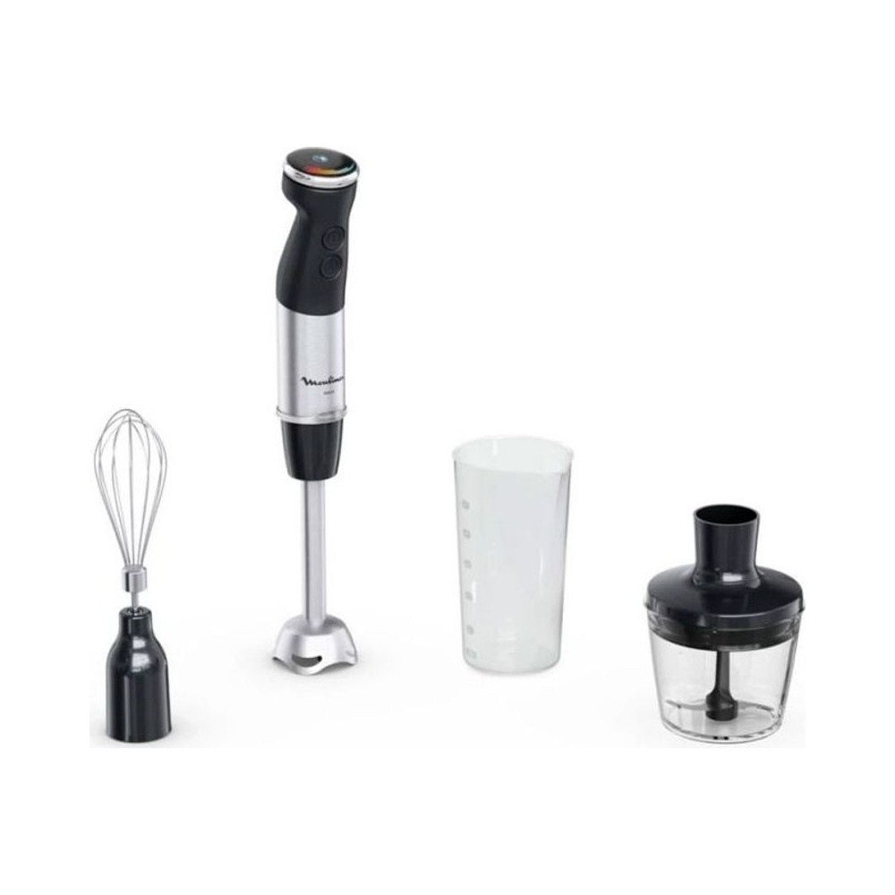 Blender Mixeur Plongeant 1000 W 3 Accessoires Noir Moulinex
