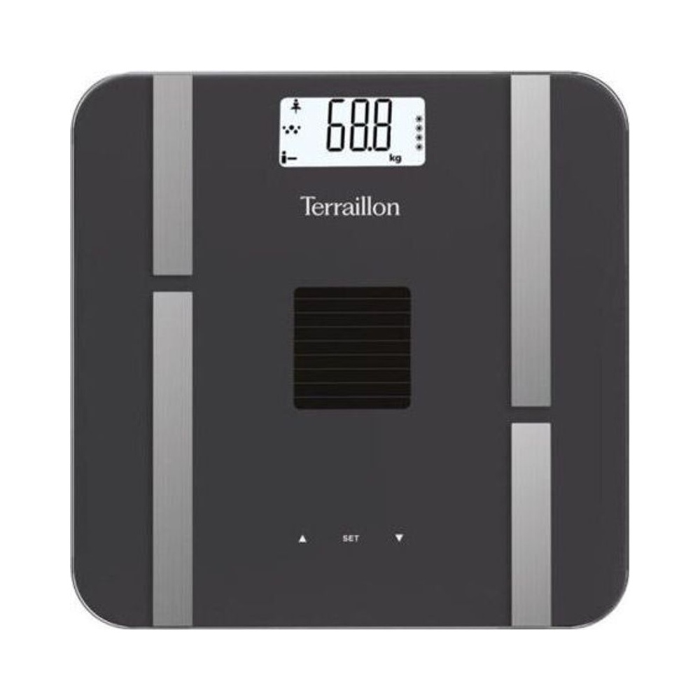 Pèse Personne Électronique Sun Power Fit Noir Terraillon