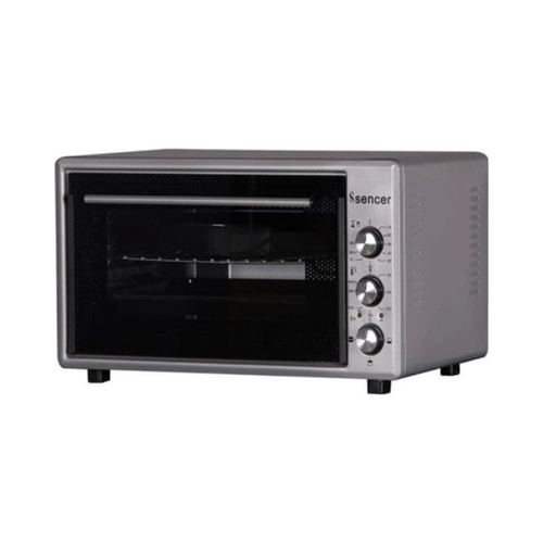 Four Pose Libre 46 L Silver, Panel et Boutons Inox, 6 Fonctions, Turbo Fan, Double Vitre Sencer