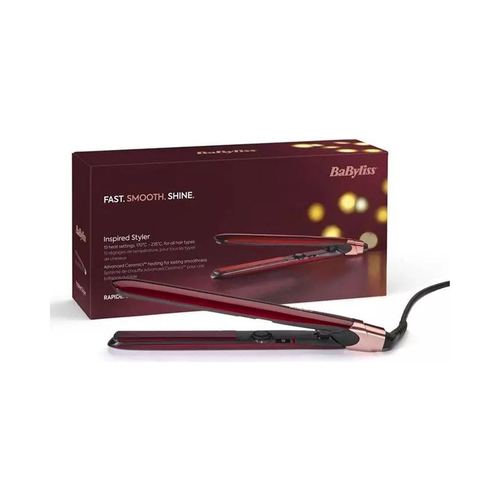 Lisseur Inspired Styler 28 X 100 mm Titane Ceramique Rouge Babyliss
