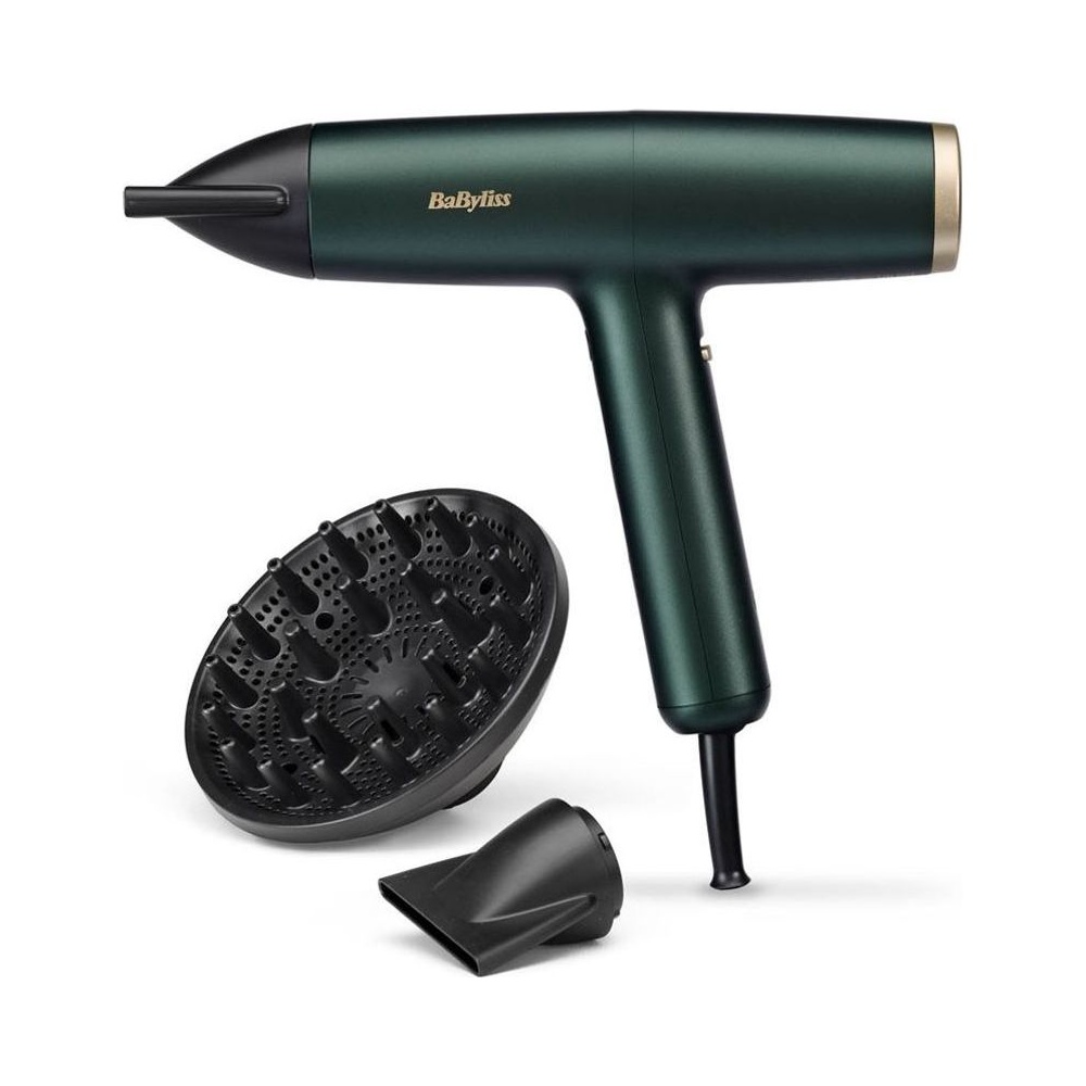 Sèche Cheveux Air Power PRO 1600 W Vert Digital + Diffuseur Babyliss
