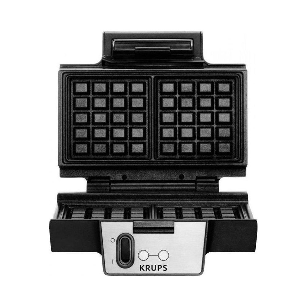 Gril Gaufrier Noir Inox 850 W Krups