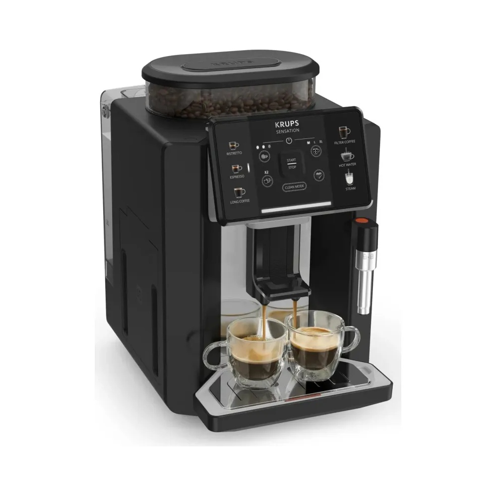 Cafetière Espresso Full Auto Krups Sensation 1450 W Noir