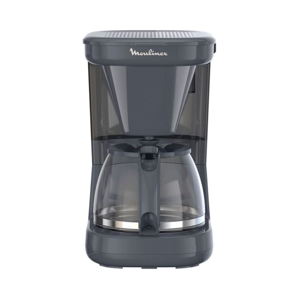 Cafetiere Plaino 12 Tasses 1000 W 1,1 L Gris Moulinex