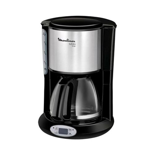 Cafetiere Principio Programmable 15 Tasses 1000 W 1,25 L Noir Moulinex