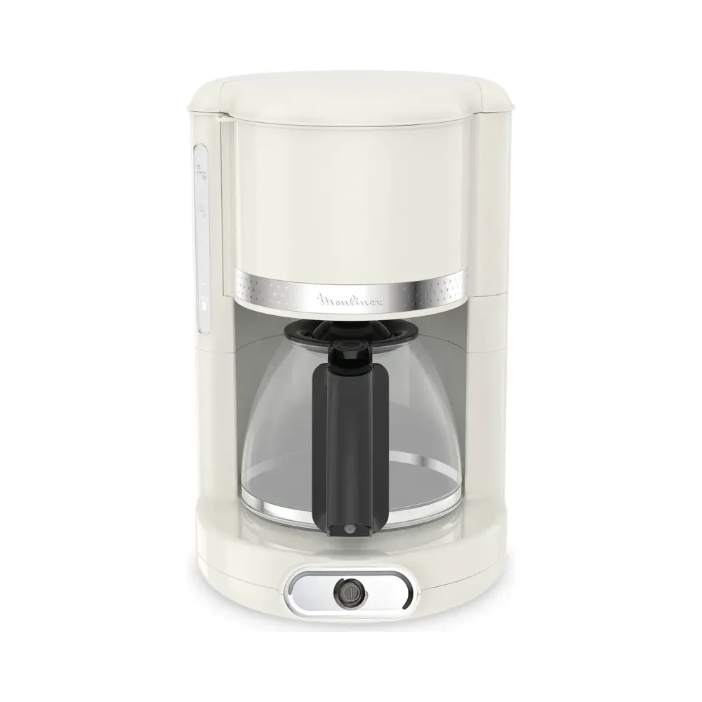 Cafetiere Ivoire 15 Tasses 1000 W 1,25 L Gamme Soleil Moulinex