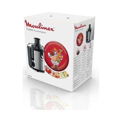 Presse-agrumes Centrifugeuse Frutelia Plus 400 W 950 Ml Inox 2 Vitesses + Pulse Moulinex