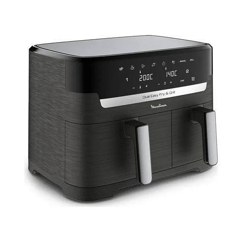 Friteuse Dual Easy Fry + Grill Digitale 2450 W 8.3 L Noir Moulinex