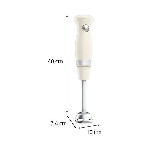 Blender Mixeur Plongeant 450 W Pied Inox Ivoire Soleil + Bol 0,8 L Moulinex
