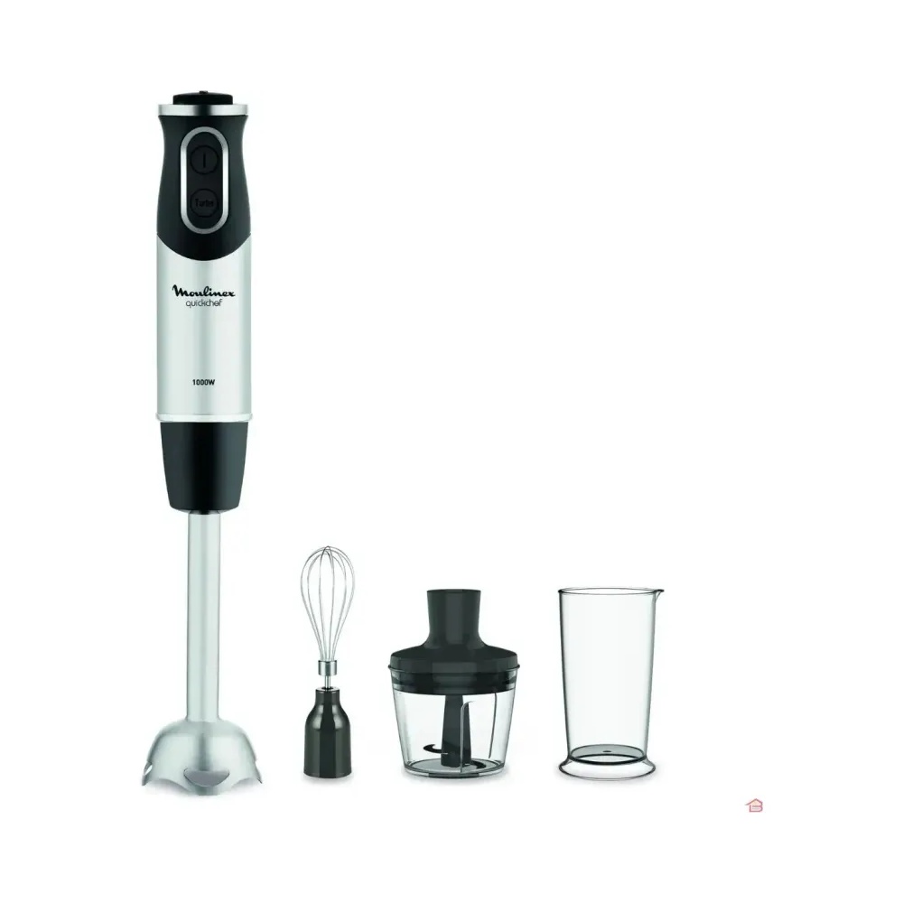 Blender Mixeur Plongeant 1000 W 10 Vitesses Gris Moulinex