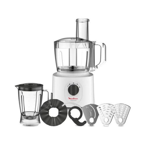 Robot Easyforce Multifonction 700 W 2,4 L Blanc 6 Accessoires Bol 1,8 L Moulinex