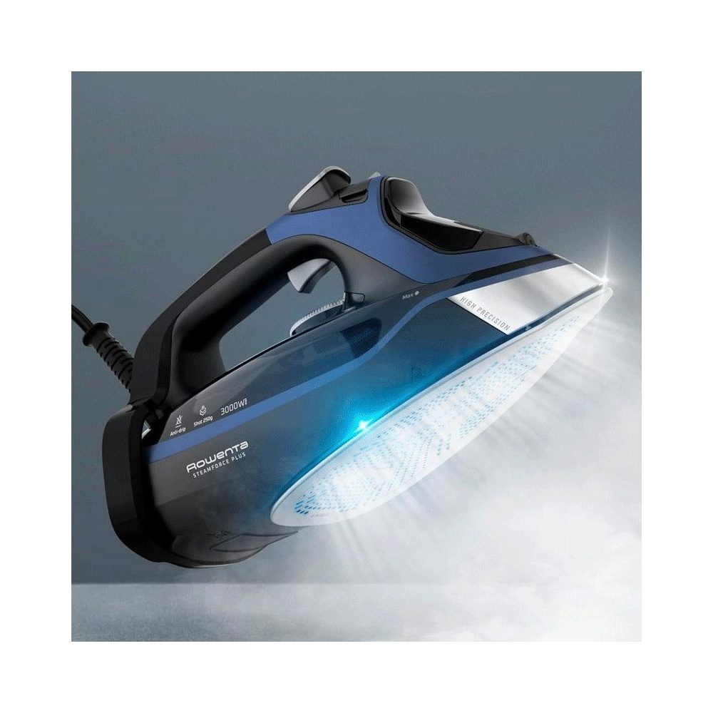 Défroisseur Fer Vapeur Rowenta Steam Force Plus 3000 W Bleu Fonce