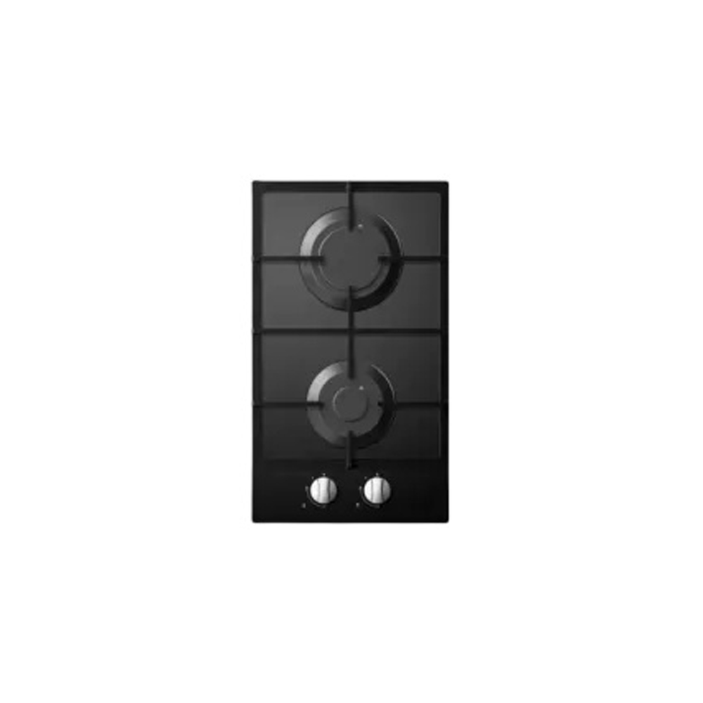 Plaque de Cuisson Domino 2 Feux Gaz 30 cm Noir Focus