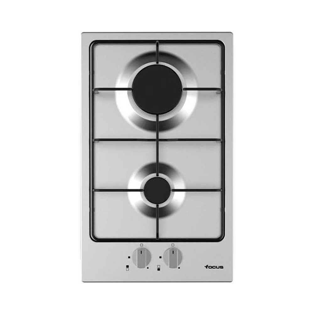 Plaque de Cuisson Domino 2 Feux Gaz 30 cm Inox Focus