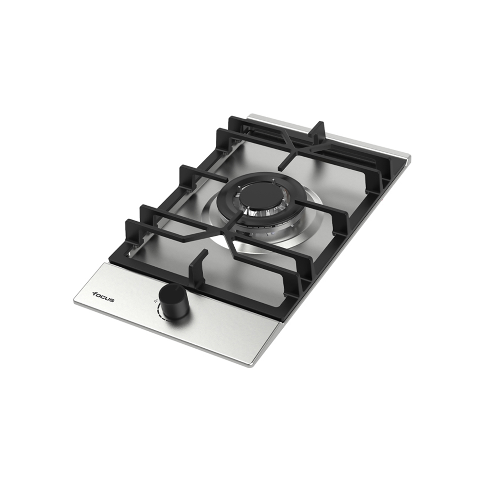 Plaque 30 cm 1 Feux Sécurité Thermocouple Inox Focus