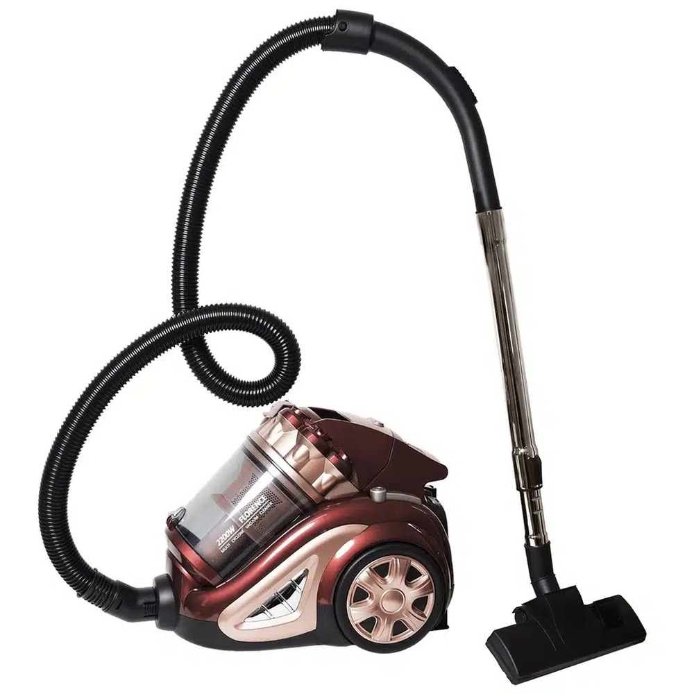 Aspirateur sans Sac Florence HJX-1806 2200 W 3 Litres Bordeaux