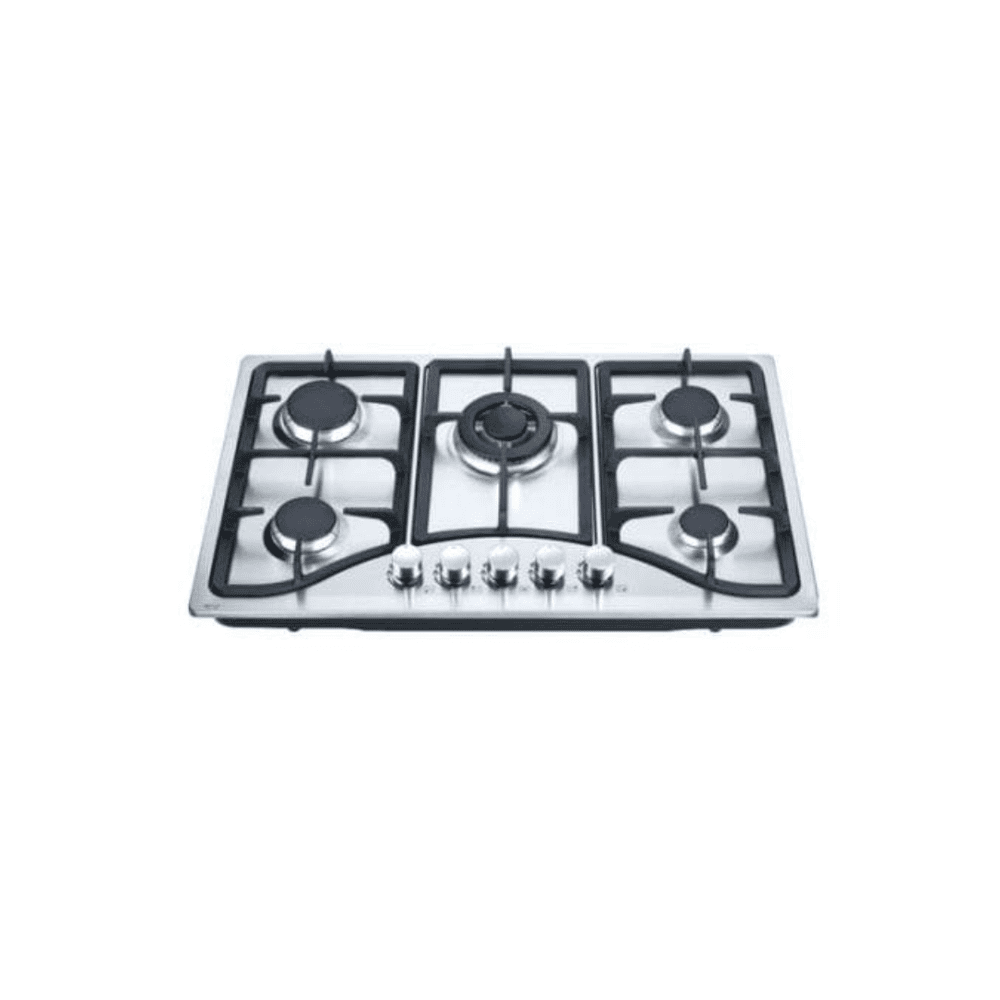 Plaque de Cuisson à Gaz Encastrable Galaxy Naturel 5 Feux Inox