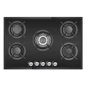 Plaque de Cuisson à Gaz Galaxy Naturel 5 Feux Verre Fonte