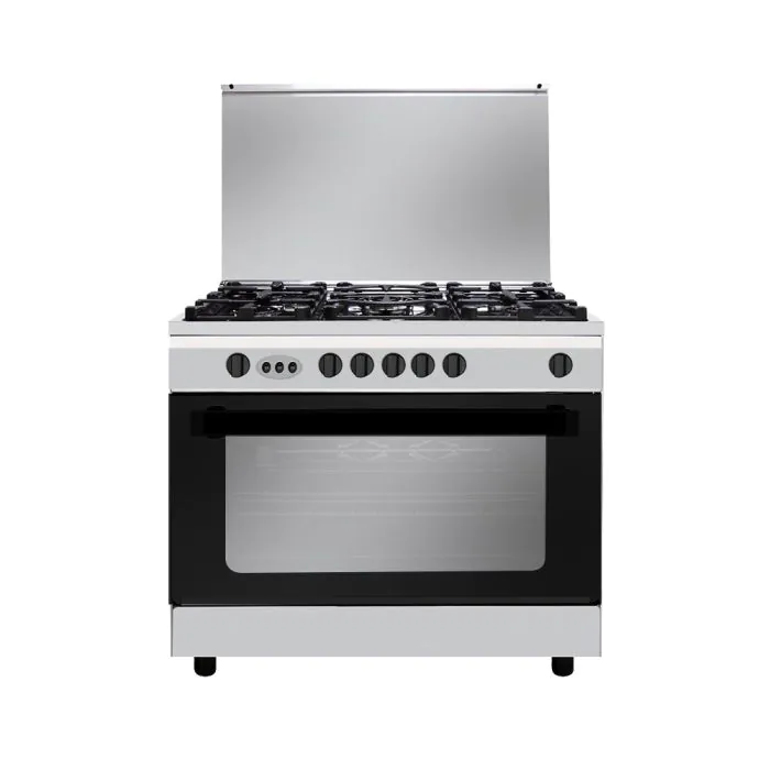 Cuisinière Gaz Fresh 5 Feux Blanche avec Four