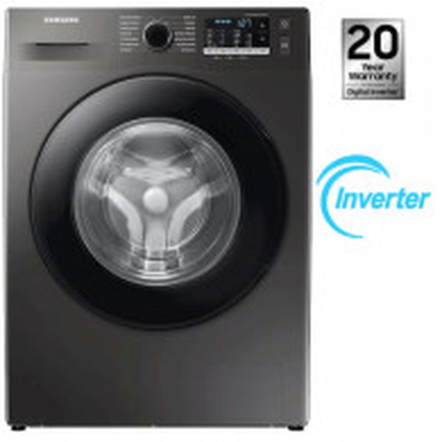 Lave-linge Frontal Samsung 9 kg Inverter Silver WW90TAO46AX1MF