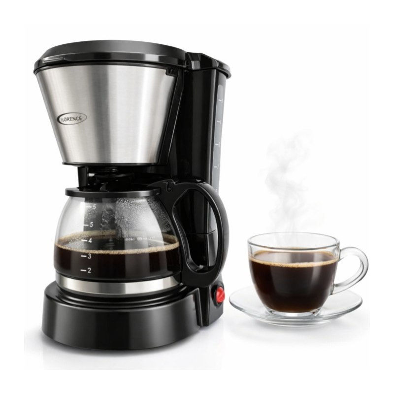 Cafetière Électrique Florence HK467 750ml 650W Noir